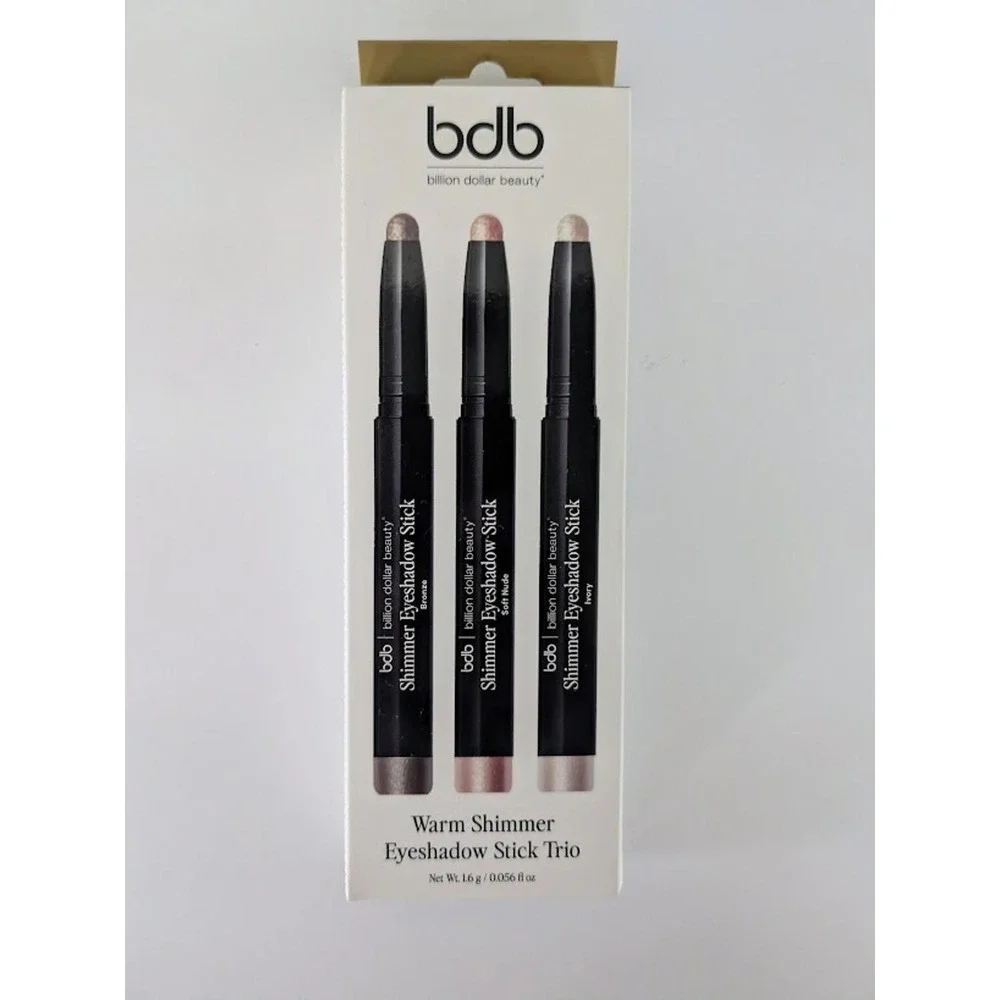Billion‎ Dollar Beauty Starstruck Shimmer Eyeshadow Stick Trio 3pc Set NEW